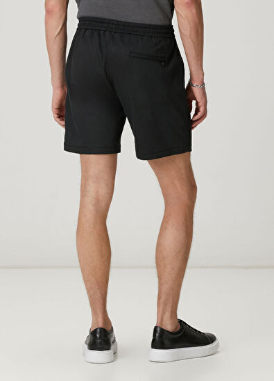 Beymen Club Black Waist Corded Lyocell Shorts - 3