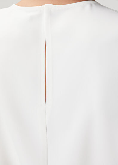 Beymen Club Beyaz Bol Kesim Bluz - 5