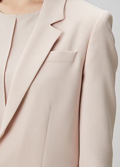 Beymen Club Açık Bej Krep Blazer - 5