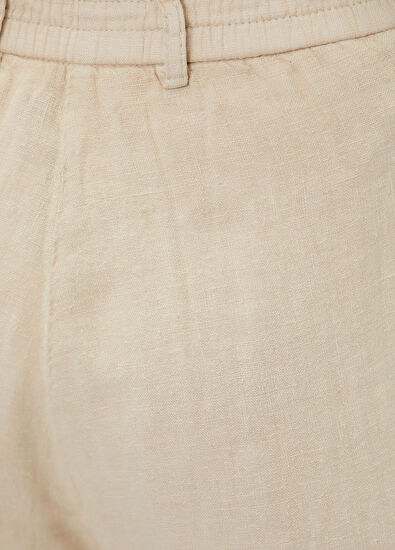 Beymen Club Bej Keten Pantolon - 7