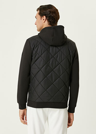 Beymen Club Black Hooded Quilted Garnish Coat - 5