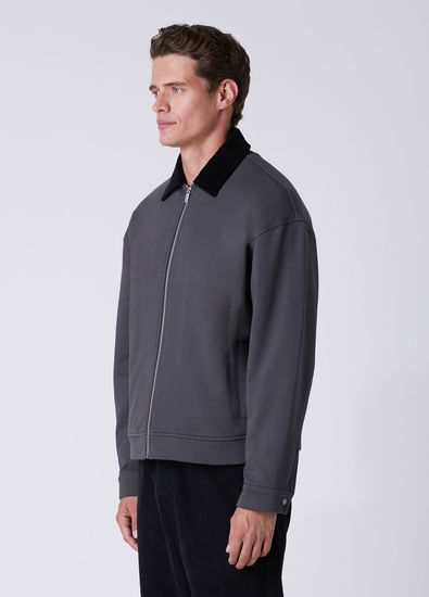 Beymen Club Anthracite Collar Velvet Inserted Sweatshirt - 4