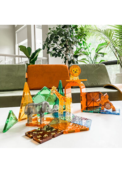 Magna-Tiles Safari Seti 25 Parça Oyun Seti - 5