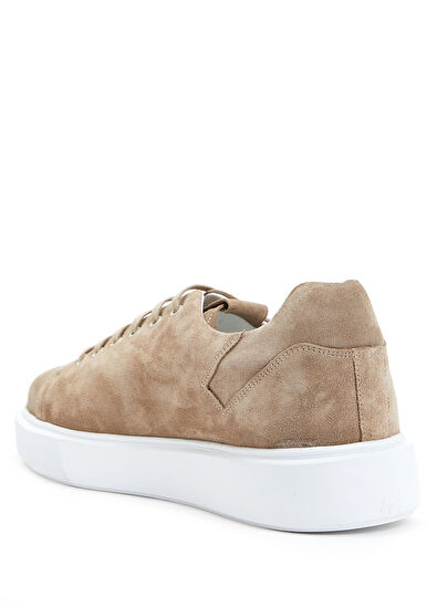 Beymen Club Bej Logolu Erkek Deri Sneaker - 3
