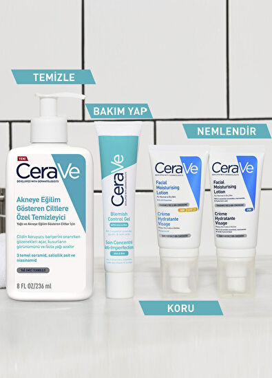 CeraVe Akneli Ciltler İçin Onarıcı Yüz Bakım Jeli 40 ml - 3
