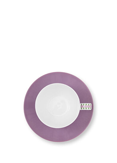 Pip Studio Lily Lotus Porselen 2li Çay Fincanı Seti - 4