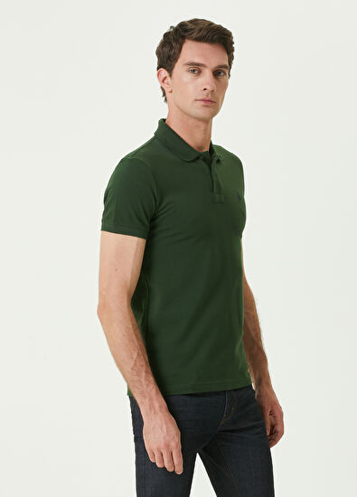 Beymen Club Slim Fit Yeşil Polo Yaka T-shirt - 3