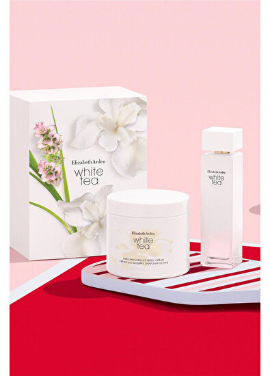 Elizabeth Arden White Tea EDT Spray 100 ml + Body Cream 400 ml Women's Perfume Set - 5