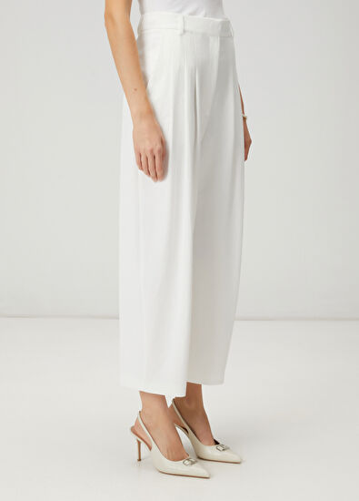 Beymen Club Kırık Beyaz Pileli Pantolon - 5