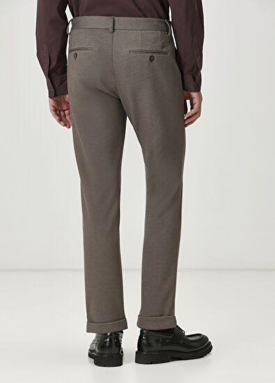 Beymen Club Vizon Diyagonal Desenli Chino Pantolon - 3