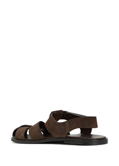Beymen Club Fisherman Brown Men's Leather Sandals - 3