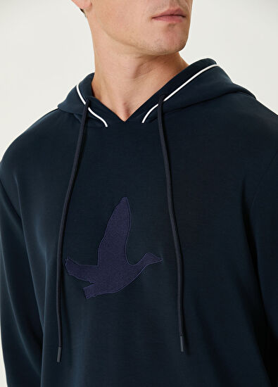 Beymen Club Lacivert Kapüşonlu Sweatshirt - 6