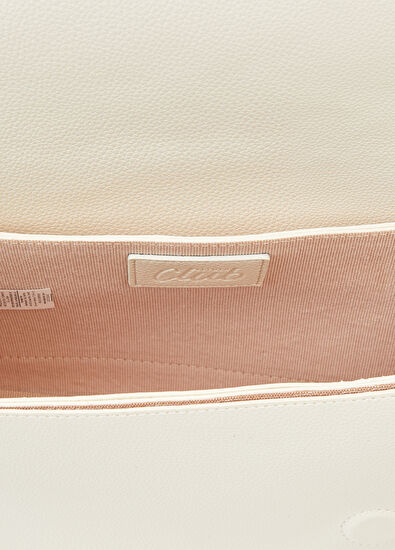 Beymen Club Kırık Beyaz Logolu Kadın Omuz Çantası - 5