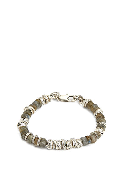 Beymen Club Haki Doğal Taşlı Erkek Bileklik - 4