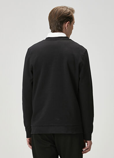 Beymen Club Black Figure Embroidered Sweatshirt - 6