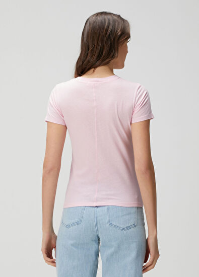 American Vintage Pembe T-shirt - 4