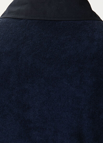 Beymen Club Navy Blue Polo Neck Terry Fabric T-Shirt - 7
