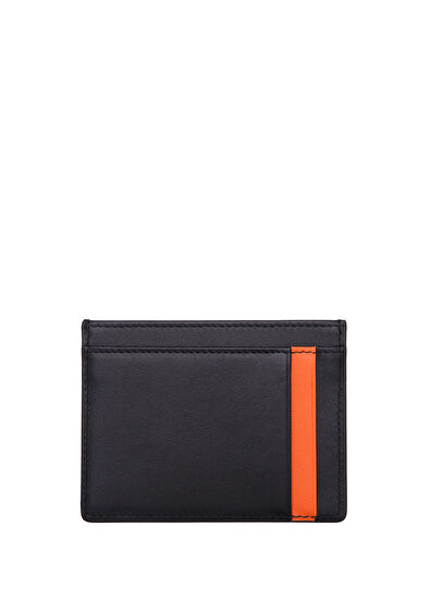 Piguet Taurus Rouge Rollerball Orange Pen and Leather Card Holder Set - 4