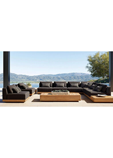 Latanwood Limerence Ahşap Bahçe Oturma Grubu - 5