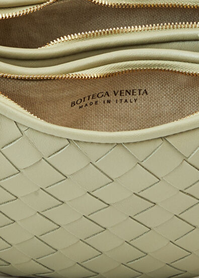 Bottega Veneta Gemelli Messenger Beyaz Kadın Deri Çanta - 5