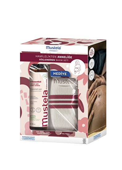 Mustela L'Essentiel Çok Amaçlı Temel Bakım Losyonu 200 ml + At Kılı Fırça Seti - 4