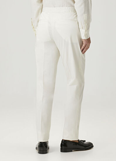 Lardini Bej Beli Kordonlu Pantolon - 3