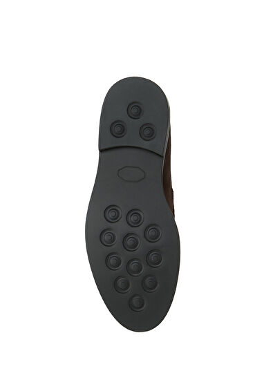 Beymen Club Kahverengi Tırtık Taban Erkek Deri Loafer - 5