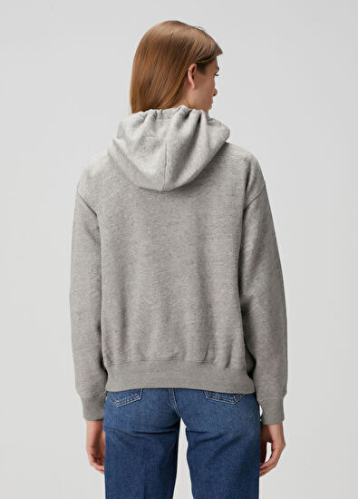 Polo Ralph Lauren Gri Baskılı Sweatshirt - 4