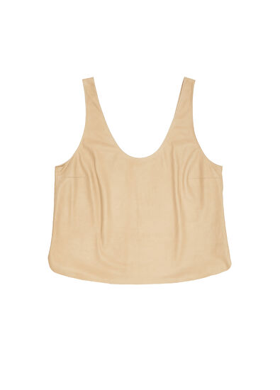 Beymen Club Bej Deri Bluz - 7