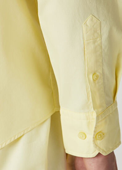 Beymen Club Comfort Fit Light Yellow Oxford Shirt - 7