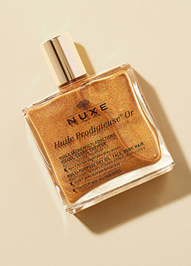 Nuxe Gold Glitter Face Body Hair Multipurpose Dry Oil - 3