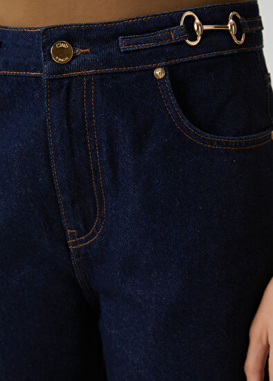 Beymen Club Mom Fit Indigo Jean Pantolon - 4