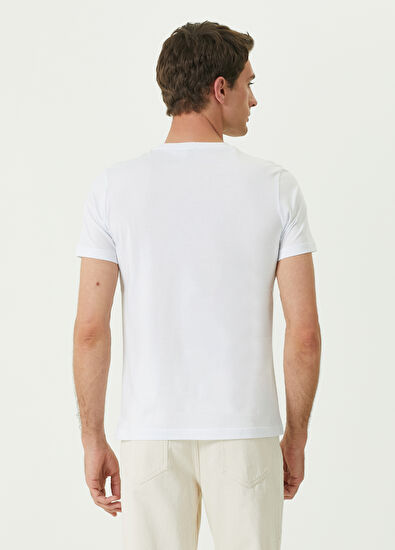 Beymen Club Beyaz Basic T-shirt - 4