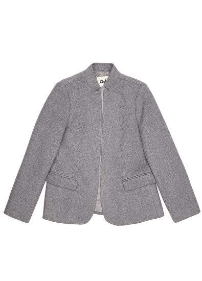 Grey Wool Cachet Blazer Beymen Club Grey Wool Cachet Blazer - 7