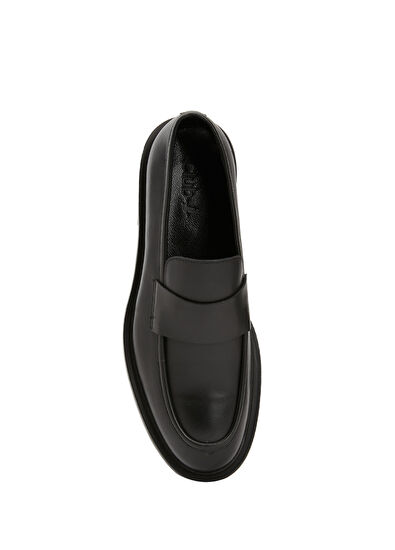 Beymen Club Black Straps Men's Leather Loafer - 4