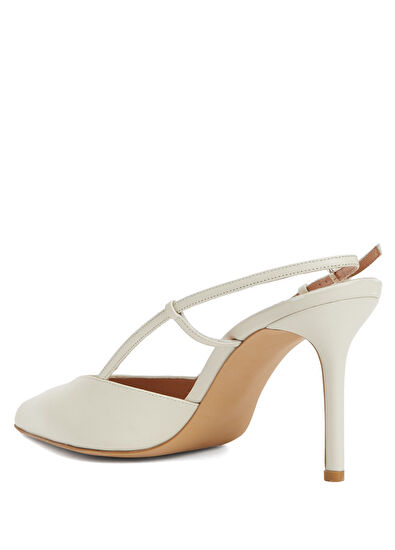 Beymen Club Ecru Leather Heels - 3