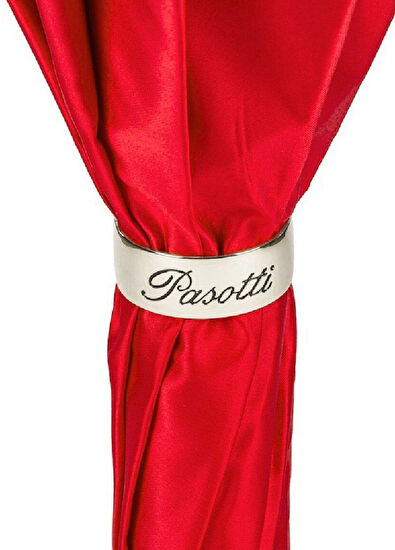 Pasotti Red Black Handle Umbrella - 6