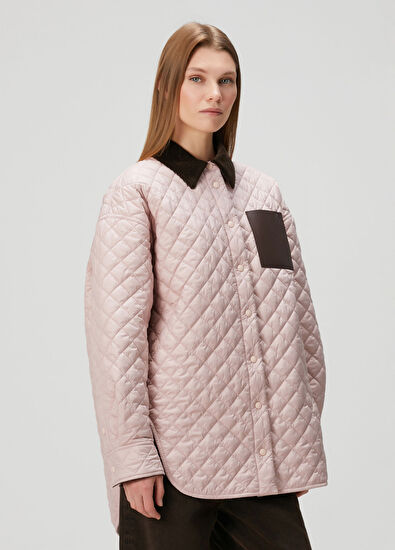 Loewe Pink Quilted Over Shirt - 3
