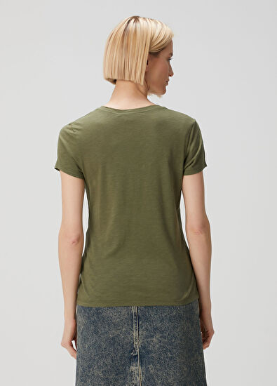 American Vintage Haki T-shirt - 4