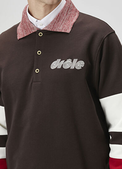 Drôle De Monsieur Koyu Kahverengi Sweatshirt - 5