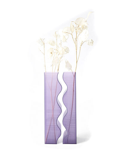 Das Pieces Ensemble Purple Decorative Vase - 5
