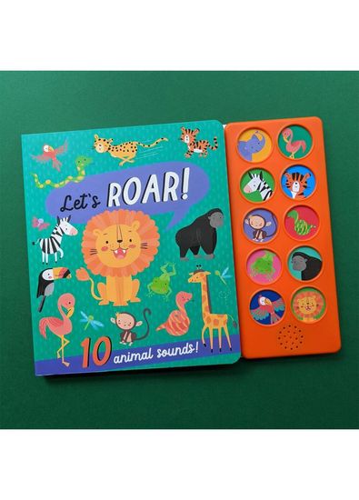 North Parade Publishing - Lets Roar 10 Button Sound Book Yabancı Dil ...