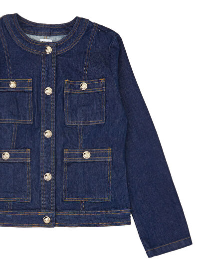 Beymen Club Navy Blue Denim Jacket - 7