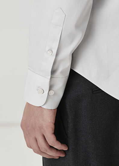 Beymen Club Slim Fit Grey Shirt - 7