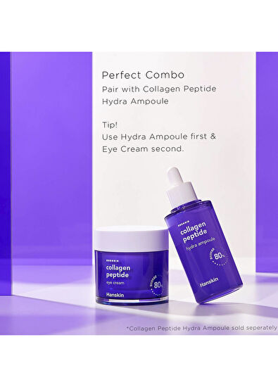 Hanskin Collagen Peptide Eye Cream Kırışıklık Karşıtı Nemlendirici Göz Çevresi Bakım Kremi 75 ml - 4