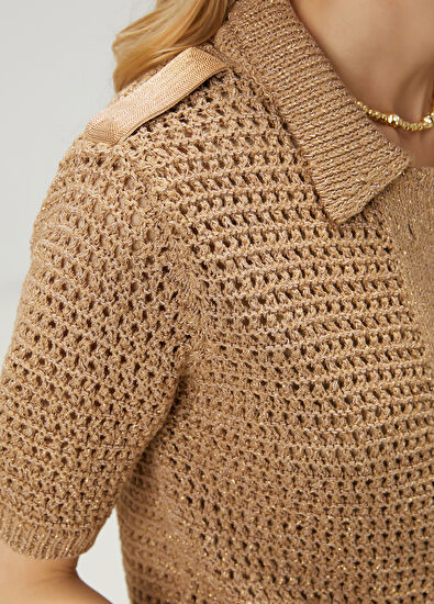 Beymen Club Gold Ajurlu Polo Hırka - 6