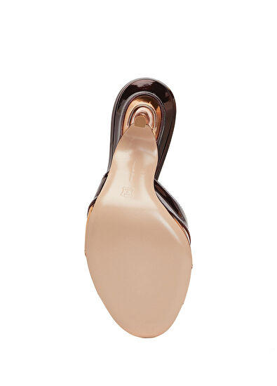 Marea Bronz Kadın Deri Terlik - Görsel 6