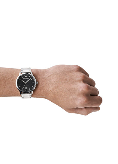 Emporio Armani AR11310 Ruggero Metalik Gri Erkek Kol Saati - 5