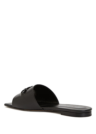 Beymen Club Siyah Kadın Deri Terlik - 3