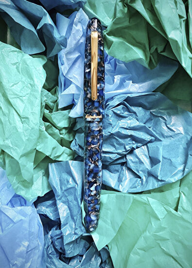 Esterbrook Esterbrook Estie Nouveau Bleu Medium Tip Gold Fountain Pen - 5